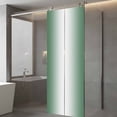 thumbnail image 4 of Dark Green Ombre Window Privacy Film, Modern Gradient Abstract Art Static Cling UV Sun Blocking Tint Film Heat Control Windows Films for Bedroom Bathroom, Window Stickers 23.6"x59", 4 of 8