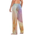 thumbnail image 6 of Men's Sleep Pants Lightweight Pjs Sleepwear Comfortable Lounge Pants Bottom Pants with Pocket Colorful Leaf Skeletons, 6 of 7