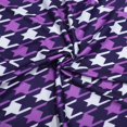 thumbnail image 2 of Chaquetas de traje estilo casual Chaqueta de traje con bolsillo y estampado informal de manga larga con cuello en V para mujer,blazer moda（Morado， M), 2 of 5