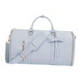 thumbnail image 1 of Bolsa de lona Yinane de Cuero de PU bolsa de equipaje portátil para acampar Azul, 1 of 8