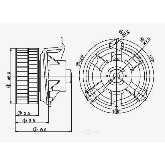 HVAC Blower Motor