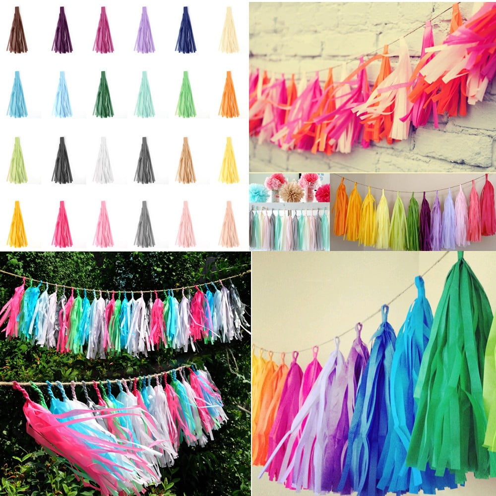 tissue paper bunting