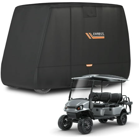 1x Golf Cart Cover Weatherproof Heavy Duty for EZGO Club Car 2/4/6 Passenger