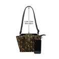 thumbnail image 4 of Lsque Sloth Doing Yoga Pattern Leather Rivet Shoulder Bag – Elegant Genuine Leather & Microfiber PU Crossbody with Detachable Adjustable Strap, 4 of 5