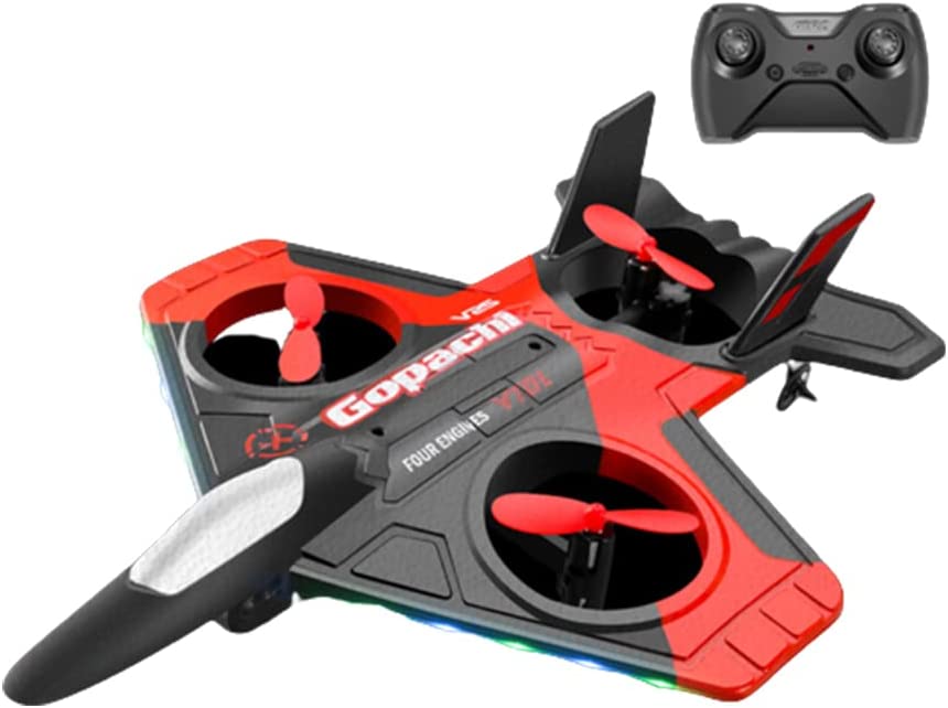 V17 Jet Fighter Airplane, Remote Control Airplane with 360° Spin Remote