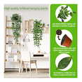thumbnail image 5 of Plantas Artificiales Colgantes Decorativa Con Macetas Malubero Verde, 5 of 5
