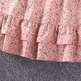thumbnail image 4 of Cathalem Little Girls Spring Dress High Low Boho Dresses,Red 10Y, 4 of 5