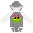thumbnail image 3 of Inktastic Frog Face girl Girls Long Sleeve Baby Bodysuit, 3 of 5