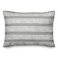 thumbnail image 2 of Creative Products Gray Petal Stripes 14x20 Spun Poly Pillow, 2 of 3