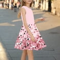 thumbnail image 6 of Delliss Little Girls Sleeveless Sequin Dress Cute Summer Sundress Tutu Dress A-Line Playwear Dress, 6 of 7