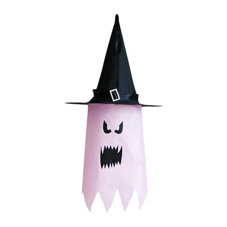 

Aibecy Hanging Light Ghost Shaped LED Ghost Lamp Battery-Powered Colorful Ghost Light for Party Bar Outdoor Garden Decor