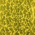 thumbnail image 1 of Ahgly Company Indoor Square Abstract Yellow Contemporary Area Rugs, 3' Square, 1 of 4