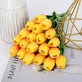 thumbnail image 2 of 10pcs Artificial Tulip Flowers, Real Touch Pink Tulips, Fake Tulips for Bouquet Arrangements Table Centerpieces Home Indoor Outdoor Summer Decorations, 2 of 5