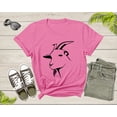 thumbnail image 5 of Wild Goat Animal Horn Livestock Silhouette Capricorn T-shirt Goat Lover Shirt Farm Animal Goat Gift Tshirt Farm Life Animal Lover Shirt, 5 of 7