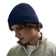 thumbnail image 3 of Beechfield Cuffed Cotton Waffle Beanie, 3 of 4