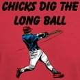 thumbnail image 3 of CafePress - Chicks Dig The Long Ball Light T Shirt - Men's Classic Graphic Cotton T-Shirt, 3 of 4