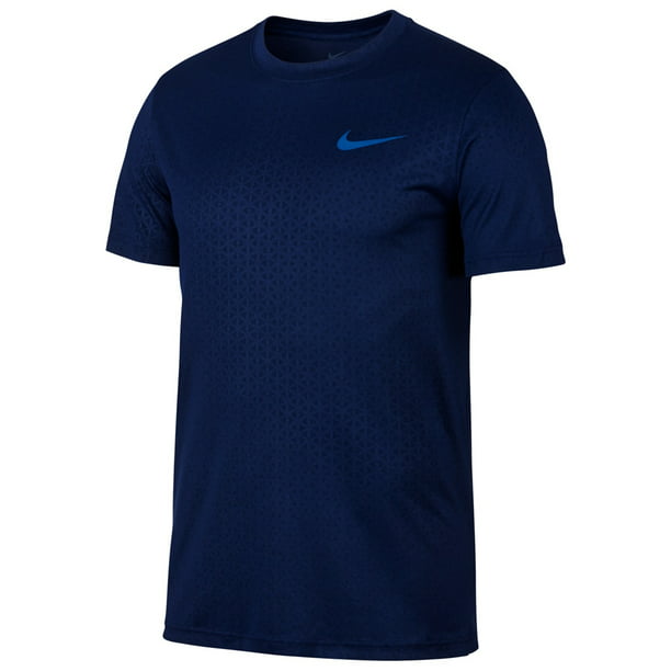 Nike - Nike Mens Dry-fit Embellished T-Shirt, Blue, Large - Walmart.com ...