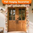 thumbnail image 5 of Guvpev 6FT Fall Garland with Lights, Artificial Autumn Maple Leaf Garland with Pumpkin, Berry & Pine Cone, Fall Hanging Vine Thanksgiving Decorations for Mantel, Front Porch, Indoor Outdoor Decor, 5 of 7