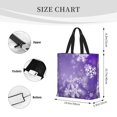 thumbnail image 3 of Balery Snowflakes Bolsa de Mano para Mujeres con Cremallera, Bolsa de Gimnasio con Compartimentos, Bolsa para Laptop, Bolsa para Trabajo, 3 of 7