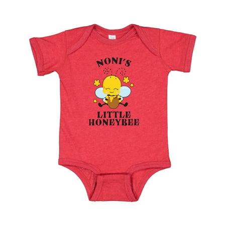 

Inktastic Cute Bee Noni s Little Honeybee with Stars Gift Baby Boy or Baby Girl Bodysuit