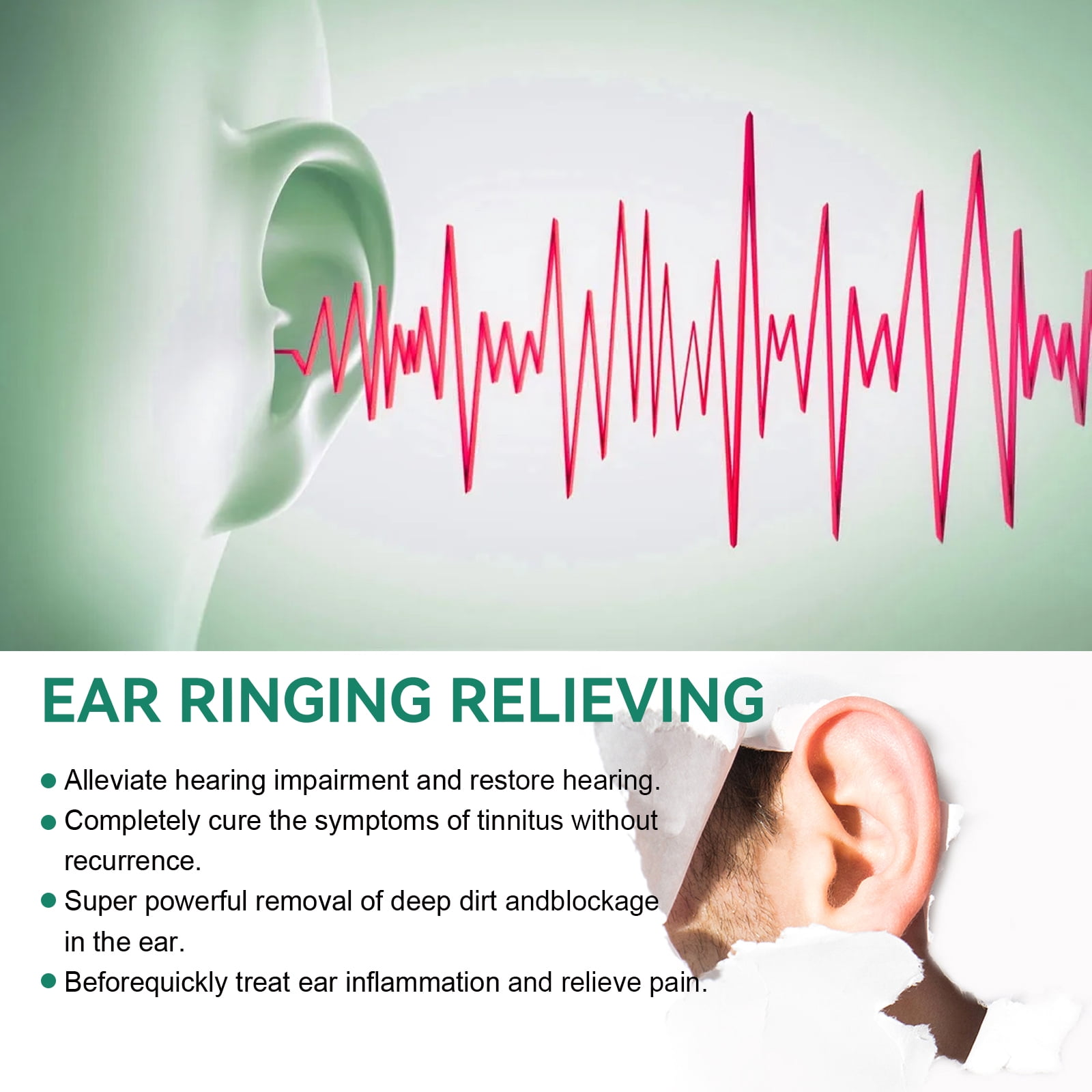 Alvantor Ear Drops for Natural Tinnitus Relief and Earwax Removal, 1 fl. oz