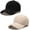 Black+Beige, variant on Women's Winter Baseball Cap Adjustable Solid Color Lamb Wool Warm Baseball Cap