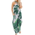 thumbnail image 2 of FcBaudy Robe Sans Manches à Col Rond, Robes d'Été pour Femmes, Robes Boho Maxi d'Été pour Femmes Robe Décontractée d'Été Sans Manches Fendue Longue Robe de Plage avec Poches, 2 of 7
