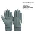 thumbnail image 7 of 1 Pair Touch Screen Gloves, Winter Warm Anti-Slip Gloves Driving Cycling Running Gloves Thin Fleece Lining Gloves for Men Women, 7 of 7