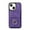 Purple, variant on for iPhone 15 Plus Case Wallet, with PU Leather Detachable Card Holder Compatible with Magsafe, Durable Protection Magnetic Phone Case with Ring Kickstand for iPhone 15 Plus, Brown