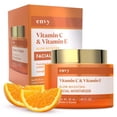 thumbnail image 1 of Crema hidratante facial con vitamina C y vitamina E Envy - Hidratante reduce las cicatrices del acné y las líneas finas - Dermatólogo antienvejecimiento probado para todo tipo de piel - 1.69 fl. Onz, 1 of 5