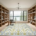 thumbnail image 2 of ODIKA 8'x10' Machine Washable Non-Slip Area Rug, Traditional Yellow High Traffic Rug, Yellow, 1030354, 2 of 7