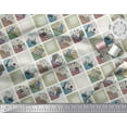 thumbnail image 2 of Soimoi Polyester Crepe Fabric Frame,Jug & Flower Pot Patchwork Print Sewing Fabric Yard 42 Inch Wide, 2 of 3