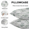 thumbnail image 5 of Sage Green Coastal Throw Pillow Covers 16x16 Inch Set of 2, Summer Beach Coral Shell Ocean Waterproof Outdoor Pillow Covers, Decorative Cushion Pillowcases for Couch, Sofa, Bed, Garden, Patio, 5 of 9