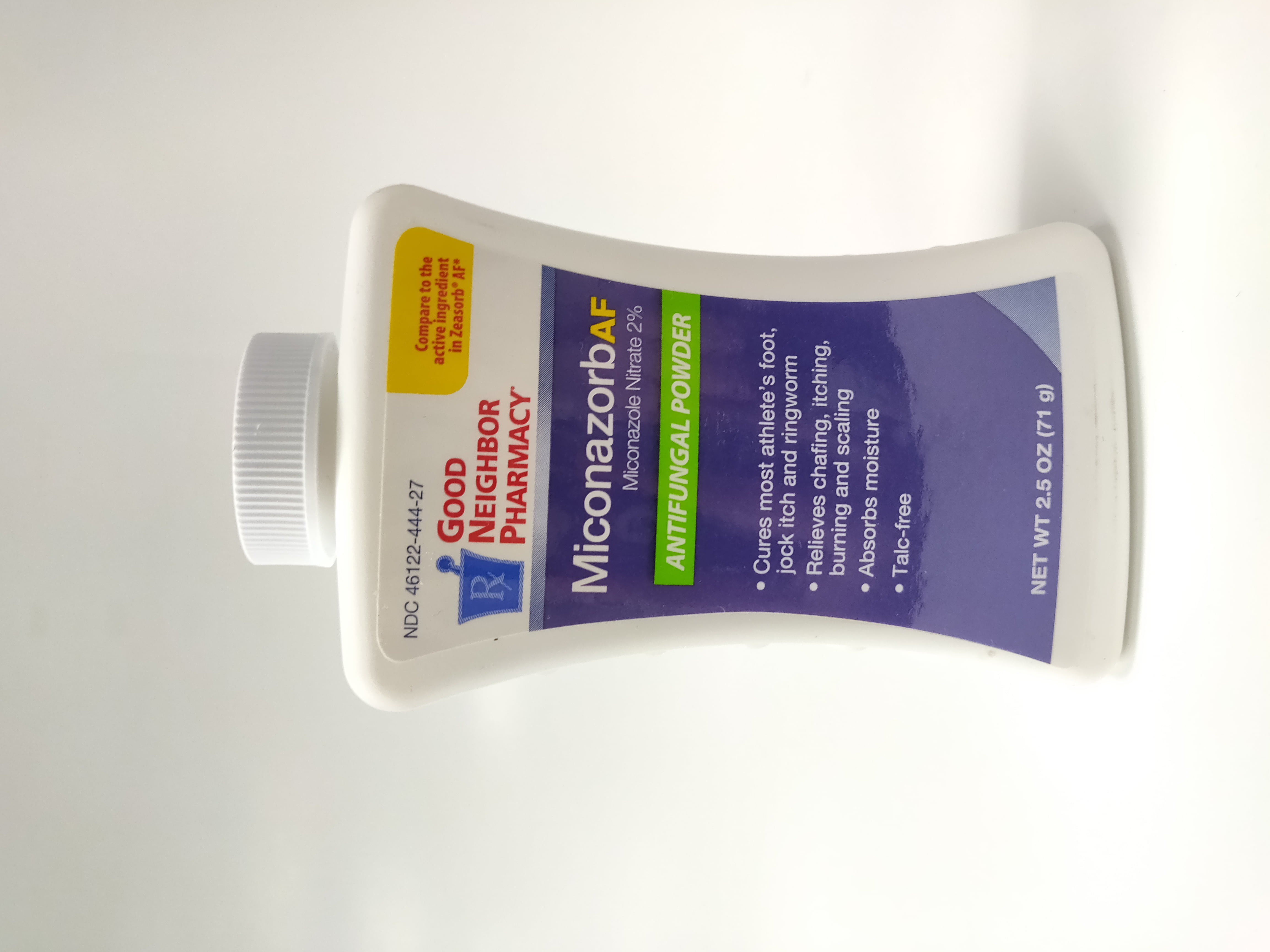 Good Neighbor Pharmacy MiconazorbAF Antifungal Powder, 2.5 Oz