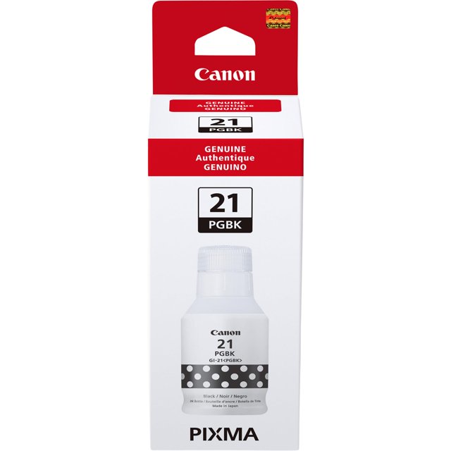 Botella de tinta Canon GI-21 Pigment Black G3260 G2260 G1220