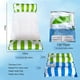 thumbnail image 2 of Paquete de 2 flotadores inflables para piscina, hamaca de piscina 4 en 1 con malla inferior de 3 tubos, hamaca inflable para adultos, silla flotante portátil para viajes, piscina, jacuzzi, 2 of 5