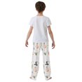 thumbnail image 4 of FORMRS Kids Pajama Pants with Pockets Size 6-8Y Boys Lounge Sleep Bottoms, White Halloween Pumpkin, 4 of 8