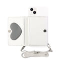 thumbnail image 1 of For Iphone 14 Crossbody Lanyard Wallet Card Bag Phone Case(White),iPhone 15 Pro Max, 1 of 5
