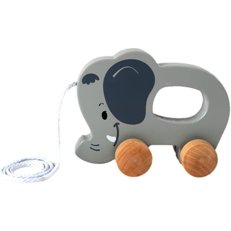 Spark.create.imagine Wooden Pull Along Elephant