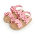 thumbnail image 5 of 0-18M Baby Girls Flower Pleated Outdoor Sandals Summer Princess Shoes0-18M, 5 of 7