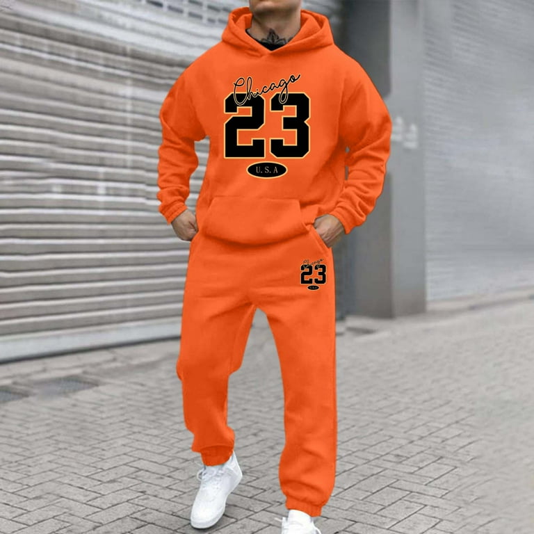 Jogging Suits for Men Hoodie and Sweatpants Set Sweatsuits