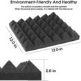 Geepro 8 Pcs/set Soundproofing Foam Studio Acoustic Panels Pyramid