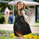 thumbnail image 5 of Fotbe Full Moon Black Dragon Vestido de Dormir para Niñas de 3 a 10 Años, Mangas Cortas, Estilo Princesa, Pijama Camisón con Mangas Voladas-X-Large, 5 of 6
