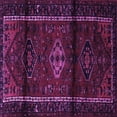 thumbnail image 1 of Ahgly Company Indoor Square Persian Purple Traditional Area Rugs, 5' Square, 1 of 4