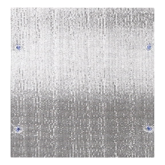 1Pc 11.81"x11.81" Reflective Window Insulation Panel with Suction Cups, Double Sided Aluminum Foil Thermal Cover, Cute Cloud Printed Blackout Sun Shield for RV Camper Bedroom