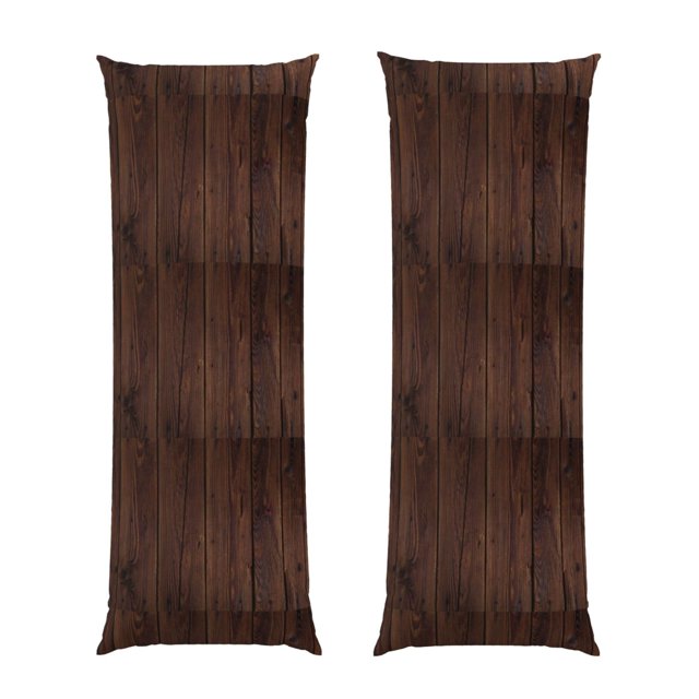 Fotbe Vintage Wood Funda para Almohada Corporal con Diseño, Funda de Microfibra Ultrasuave de 20x54 Pulgadas, Ropa de Cama Elegante
