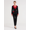 Black, variant on Womens Double Breasted Blazer with Contrast Lapels Cuffs and Pocket Trim for Work