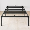 thumbnail image 4 of Huisuilinss Twin/Full/Queen Bed Frame, Heavy Duty Metal Platform Bedroom Frames Twin Size with Storage Space, Heavy Duty Sturdy Mattress Foundation,No Box Spring Needed, Easy Assembly, 4 of 7