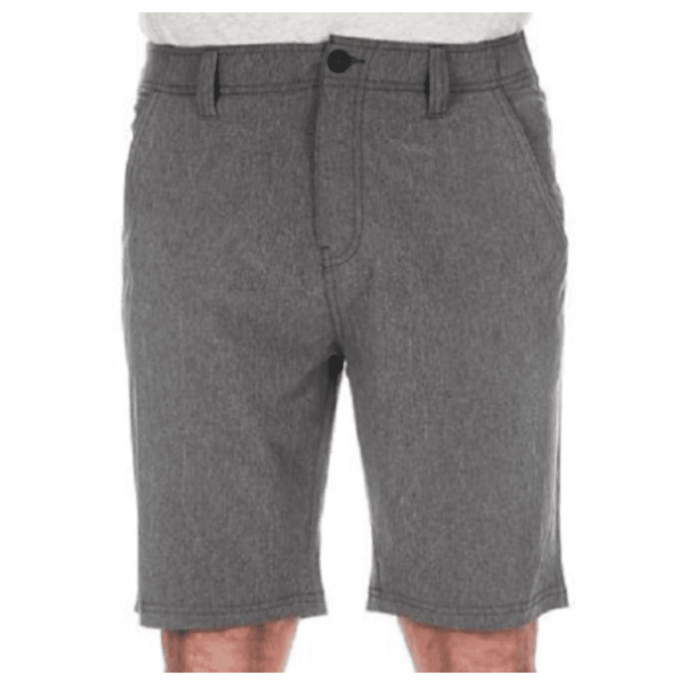 Denali Men's Flex Waistband 4Way Stretch Flat Front Short In Heather