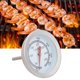 thumbnail image 3 of Dekaim Termómetro para Barbacoa, 100~700 ℉ Termómetro para Barbacoa de Acero Inoxidable Indicador de Temperatura Dial analógico Escala Doble, 3 of 5